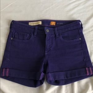 Pilcro and the letterpress Purple Shorts